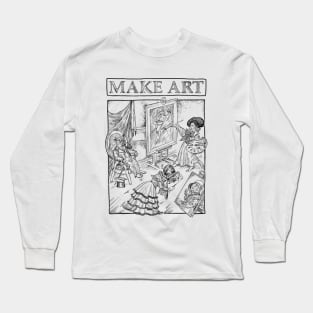 Make Art Long Sleeve T-Shirt